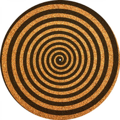 couvre plateau liège pour platine vinyle tiny spiral